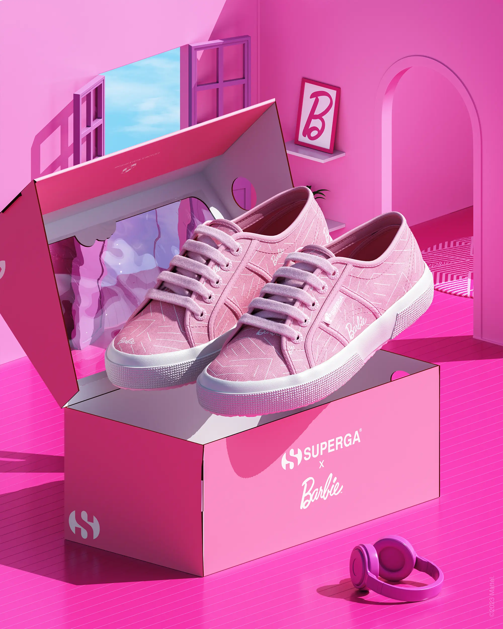 Superga x Barbie Core